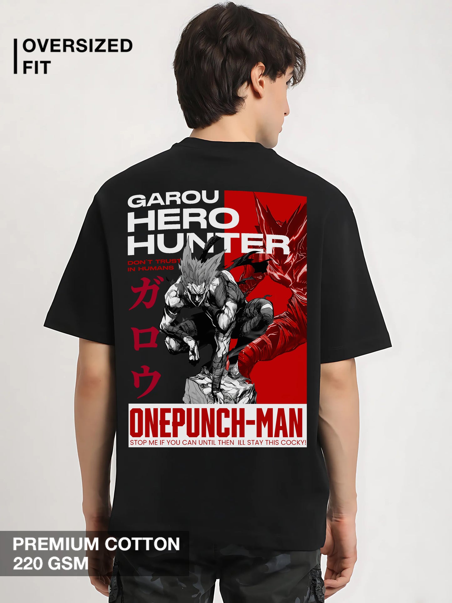 Garou Hero Hunter- One Punch Man Anime Tees