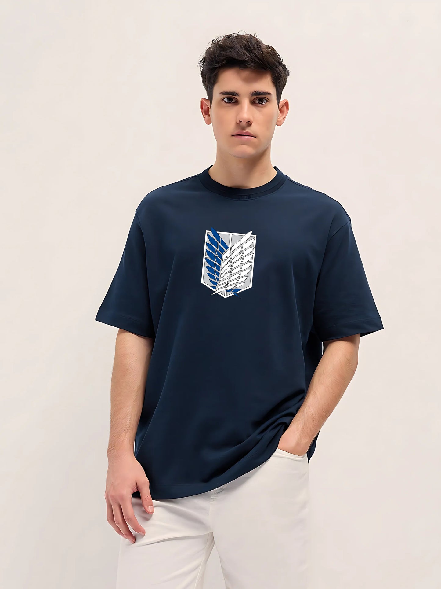 Mikasa Ackerman Edition – Oversized Anime Tee for the Brave