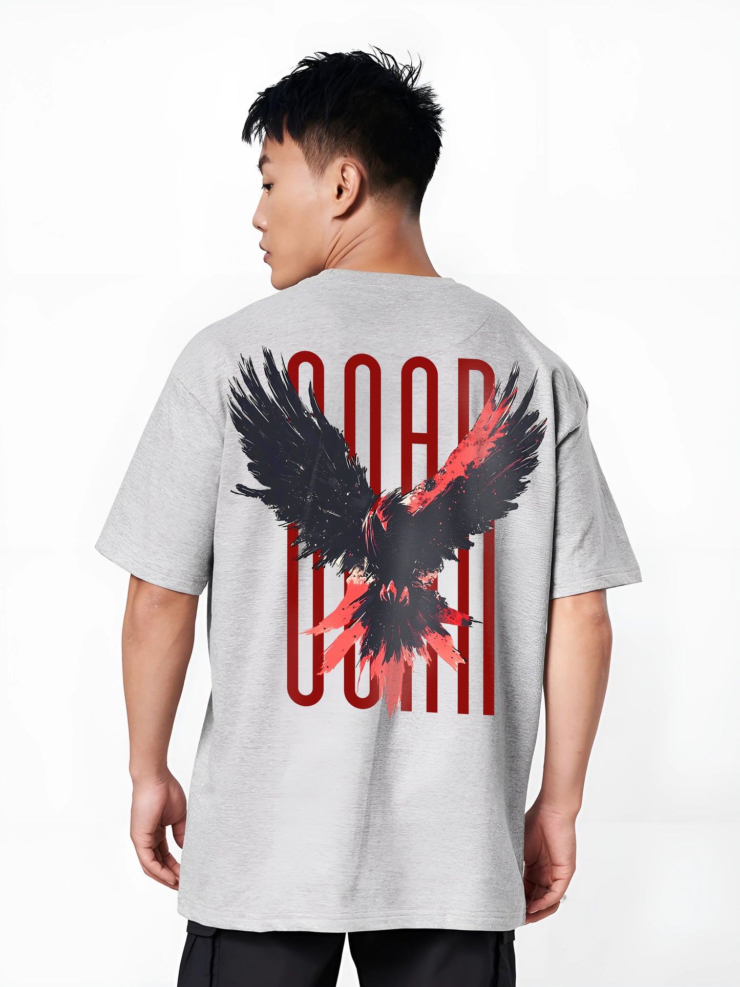 Sora Eagle Melange T-Shirt – Premium & Bold