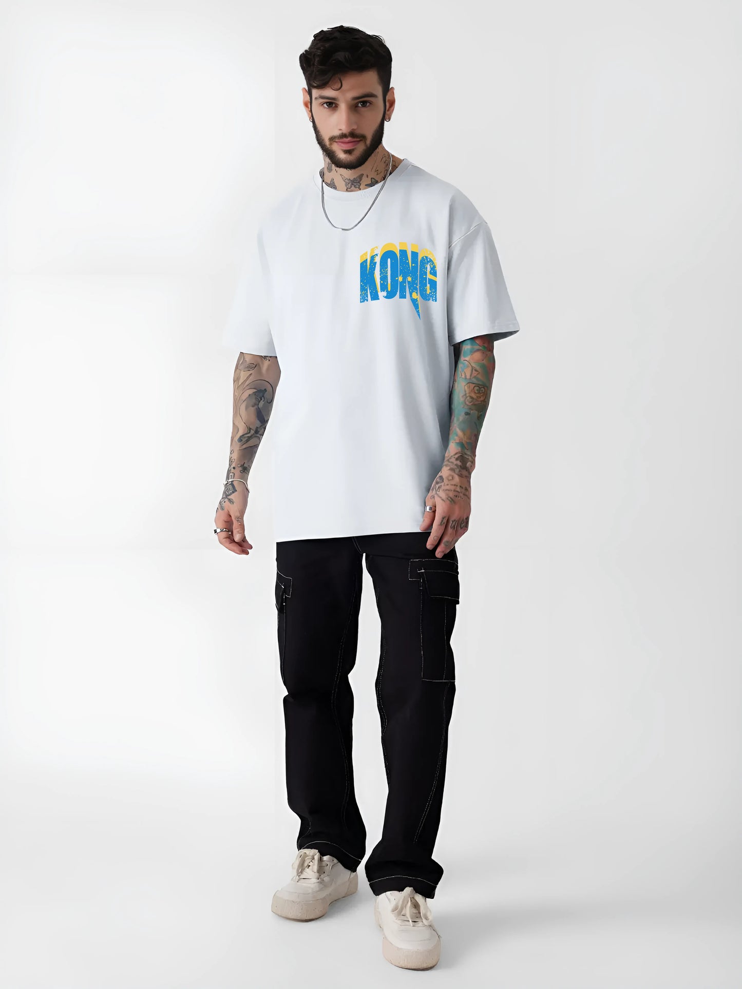 Premium White Gorilla T-Shirt for Bold Style