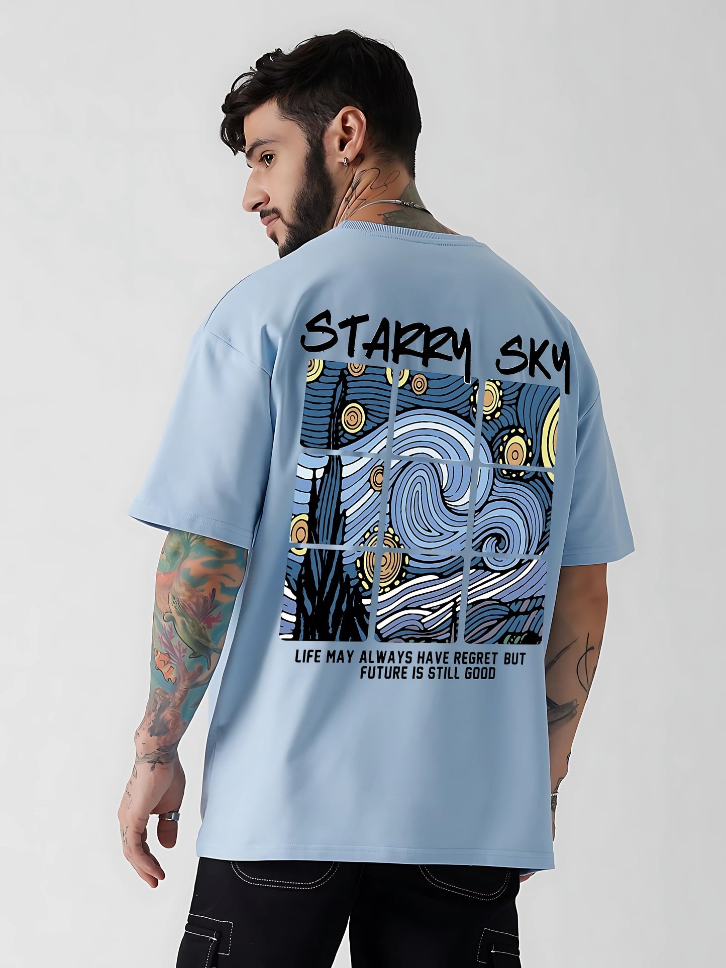 Starry Sky Luxe Artistic Oversized Tees