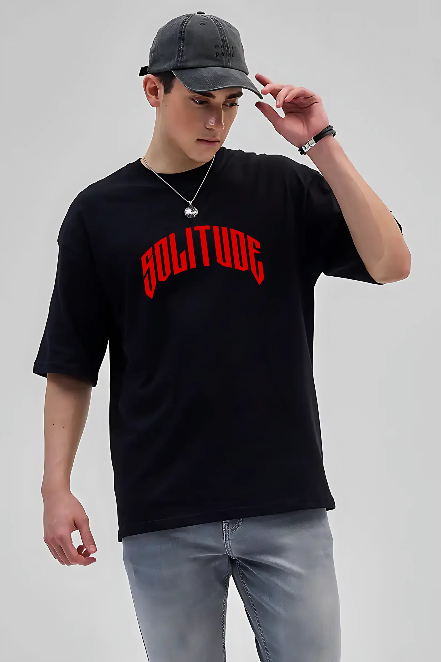 Lone Wolf: Strength in Solitude Oversized Tees