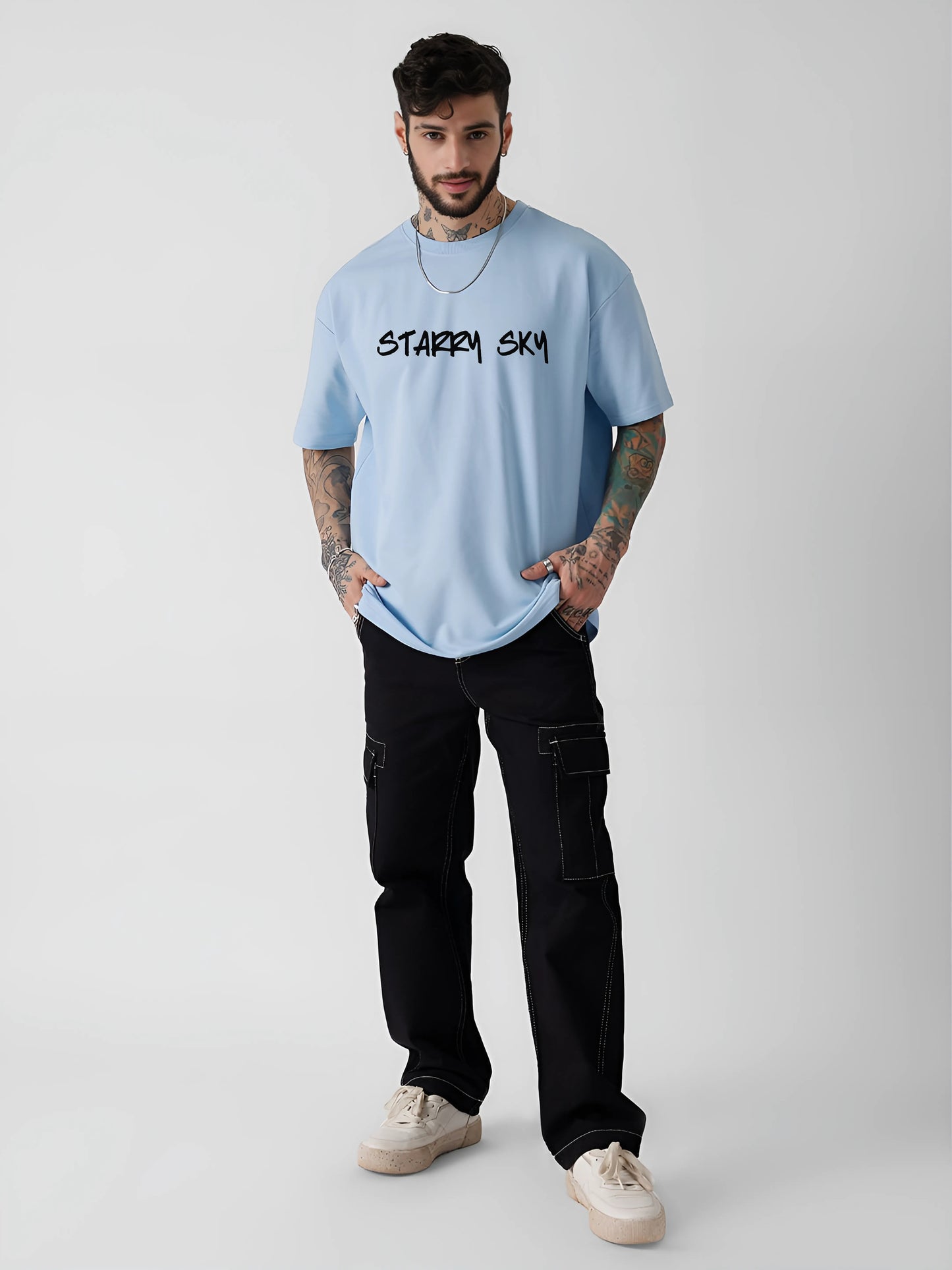 Starry Sky Luxe Artistic Oversized Tees