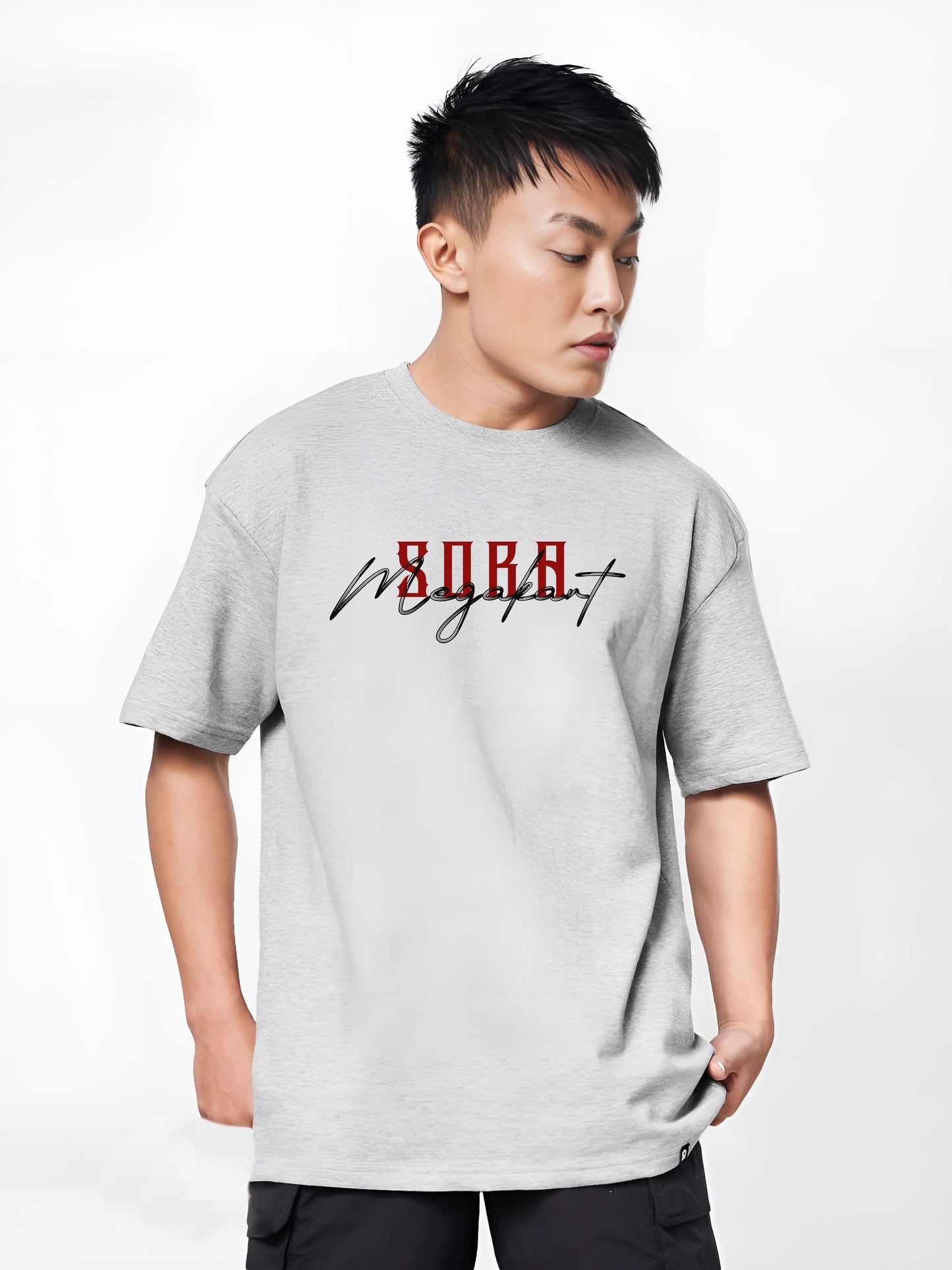 Sora Eagle Melange T-Shirt – Premium & Bold