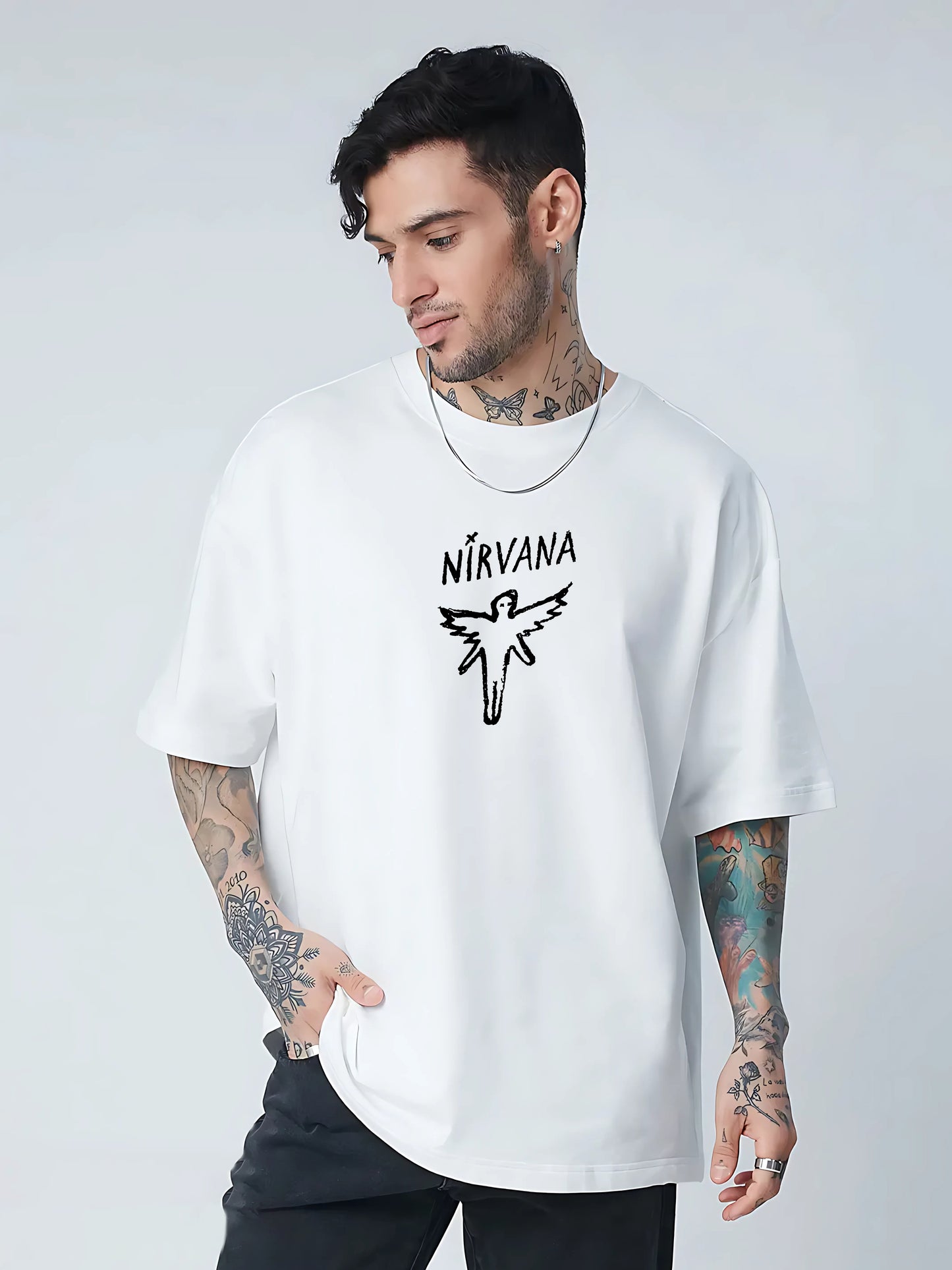 Nirvana In Utero Luxury Oversized Tee – Iconic Angel