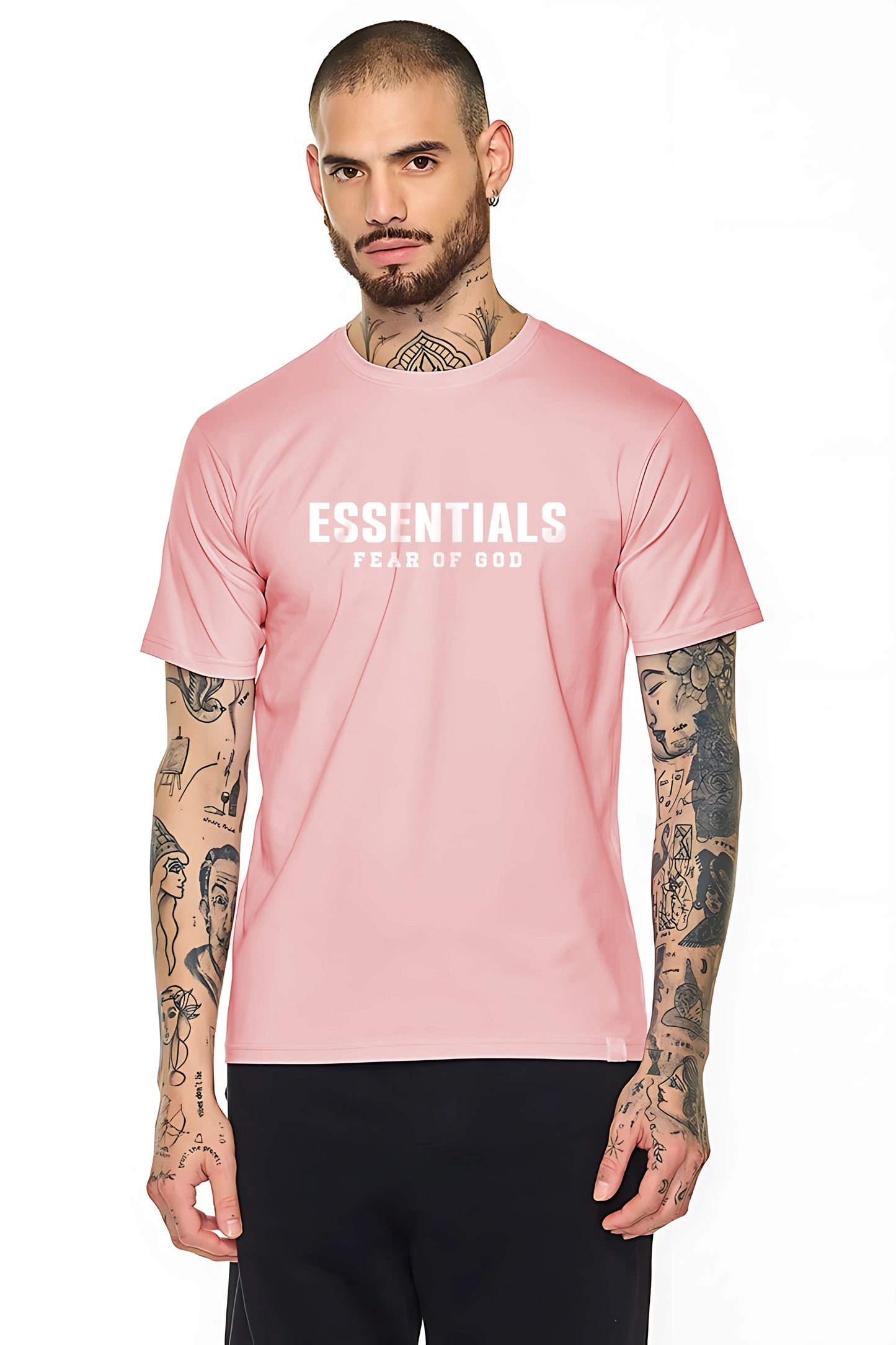 Essentials Fear of God: Pink T-Shirt