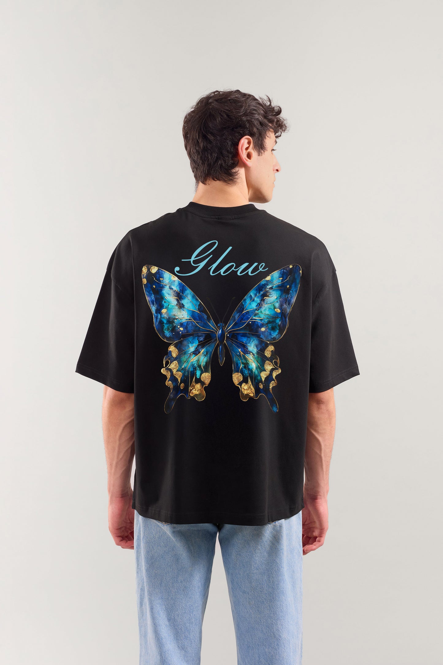 Glow Butterfly: The Radiant Tee