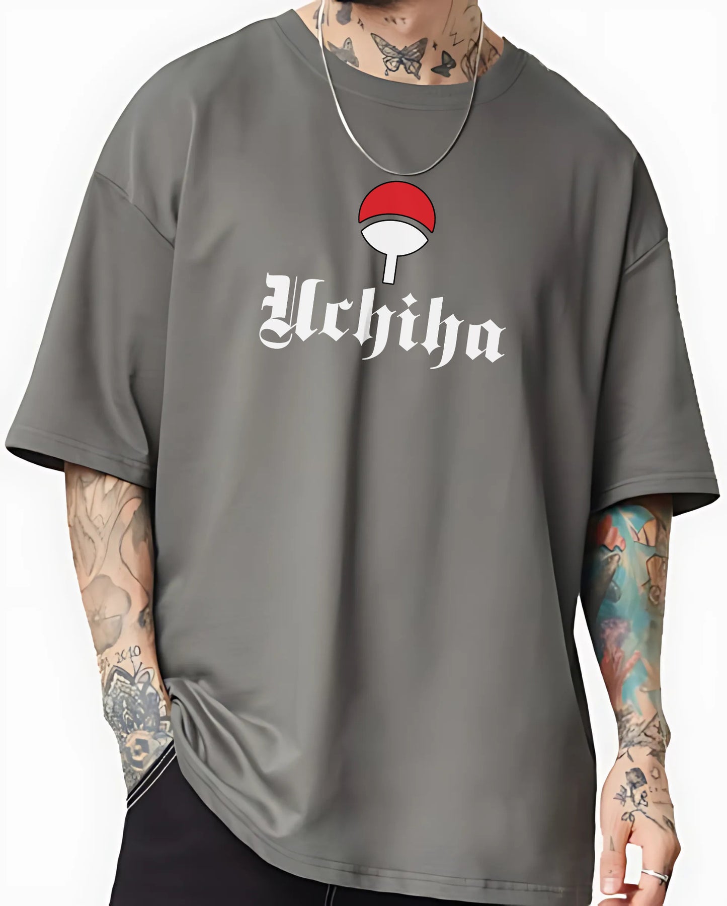 Uchiha Clan T-Shirt – Anime-Inspired Sasuke Tribute Tee