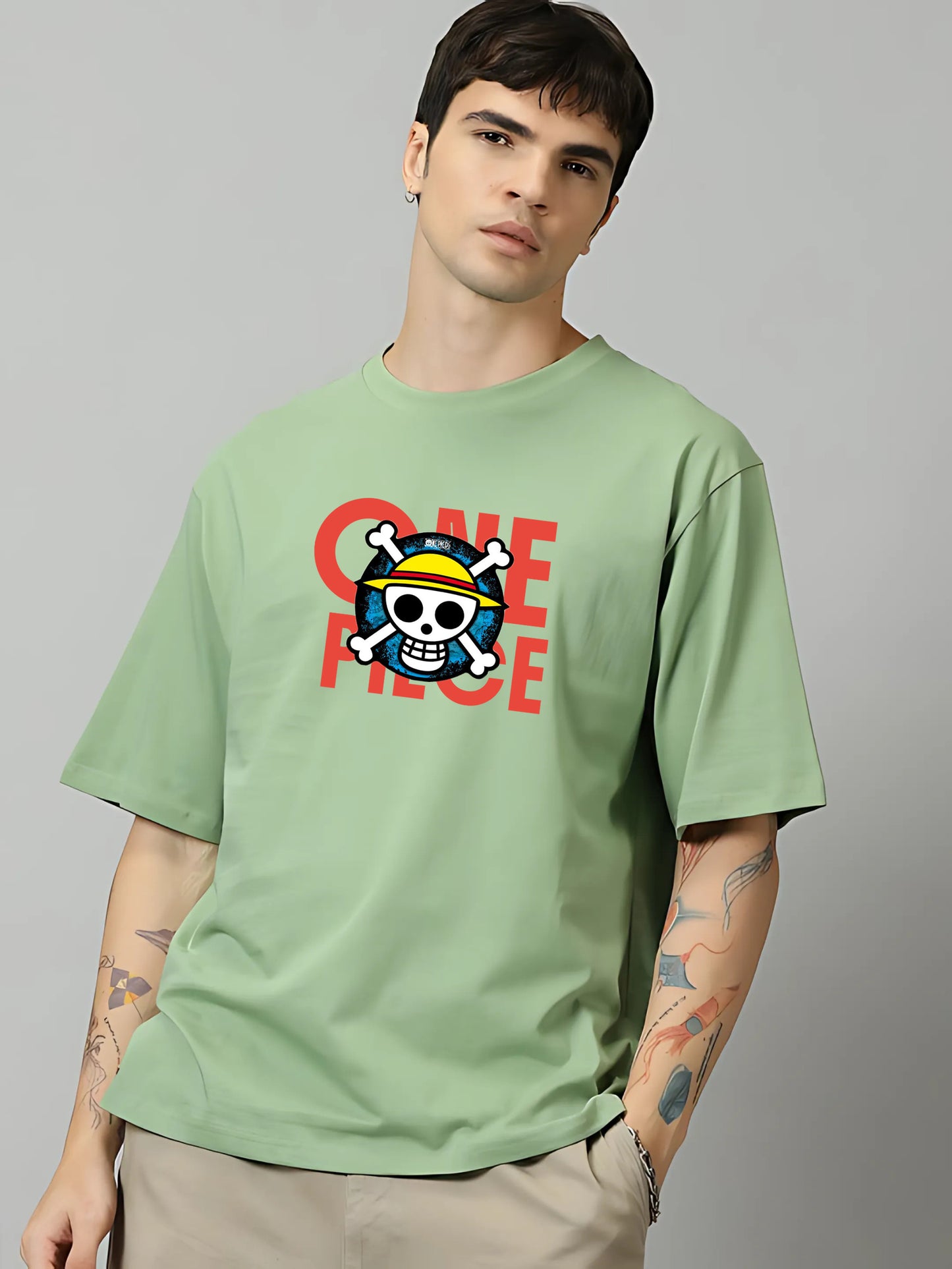 Zoro Samurai Graffiti Oversized Tees | Anime Edition
