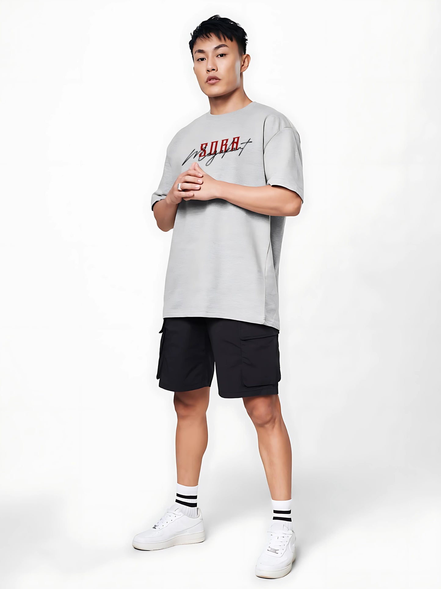Sora Eagle Melange T-Shirt – Premium & Bold