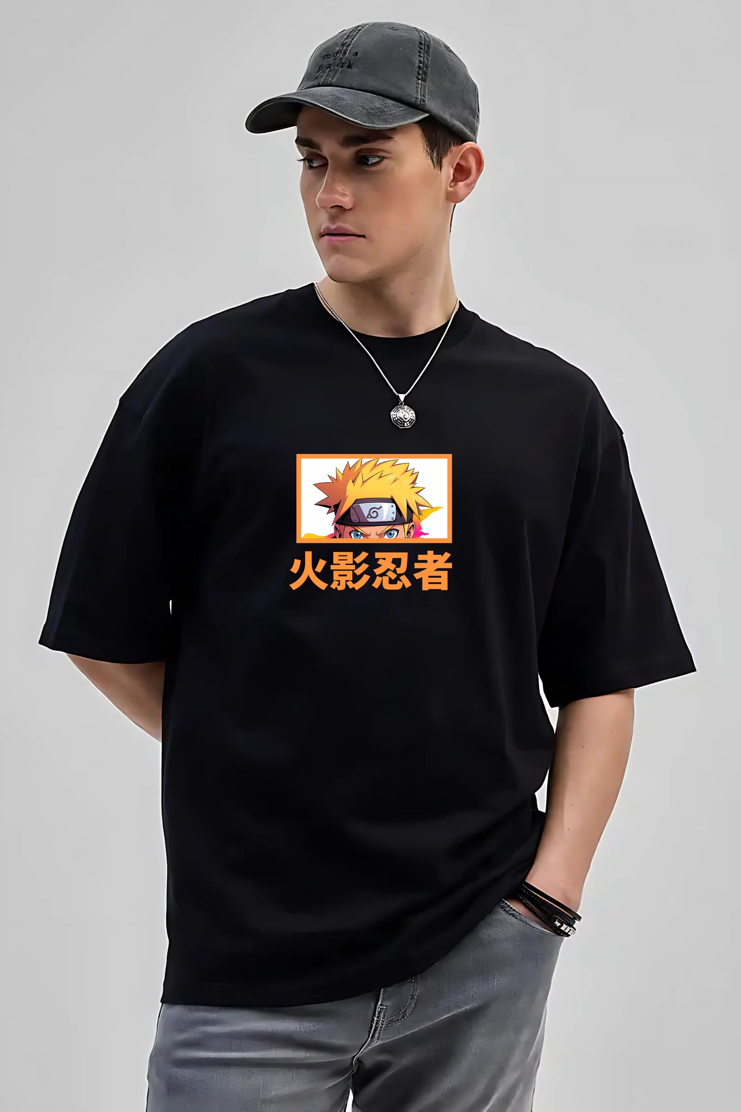 Naruto Uzumaki Oversized T-Shirt – Ninja Streetwear Edition