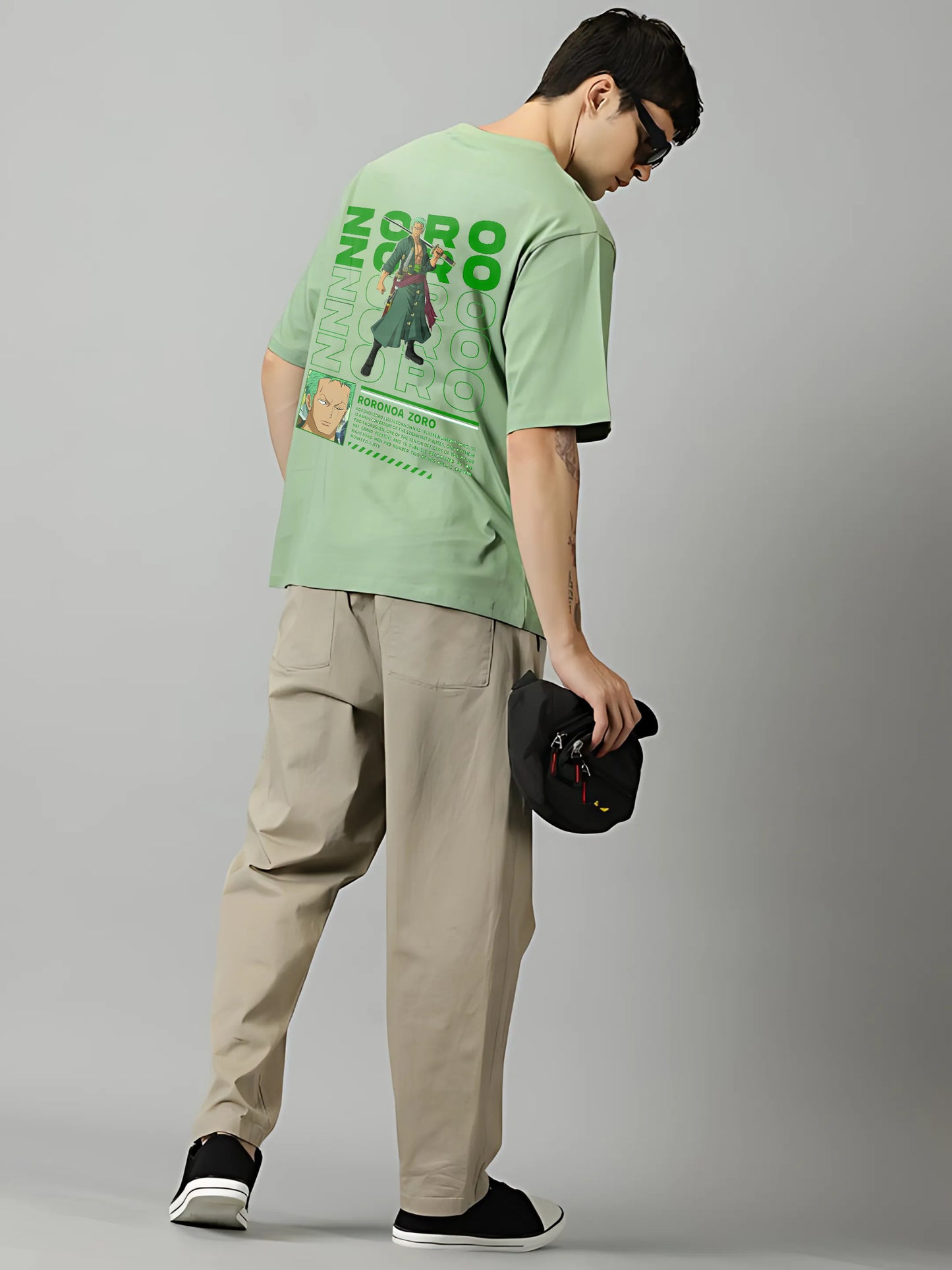 Premium Roronoa Zoro Oversized T-Shirt – Anime Edition