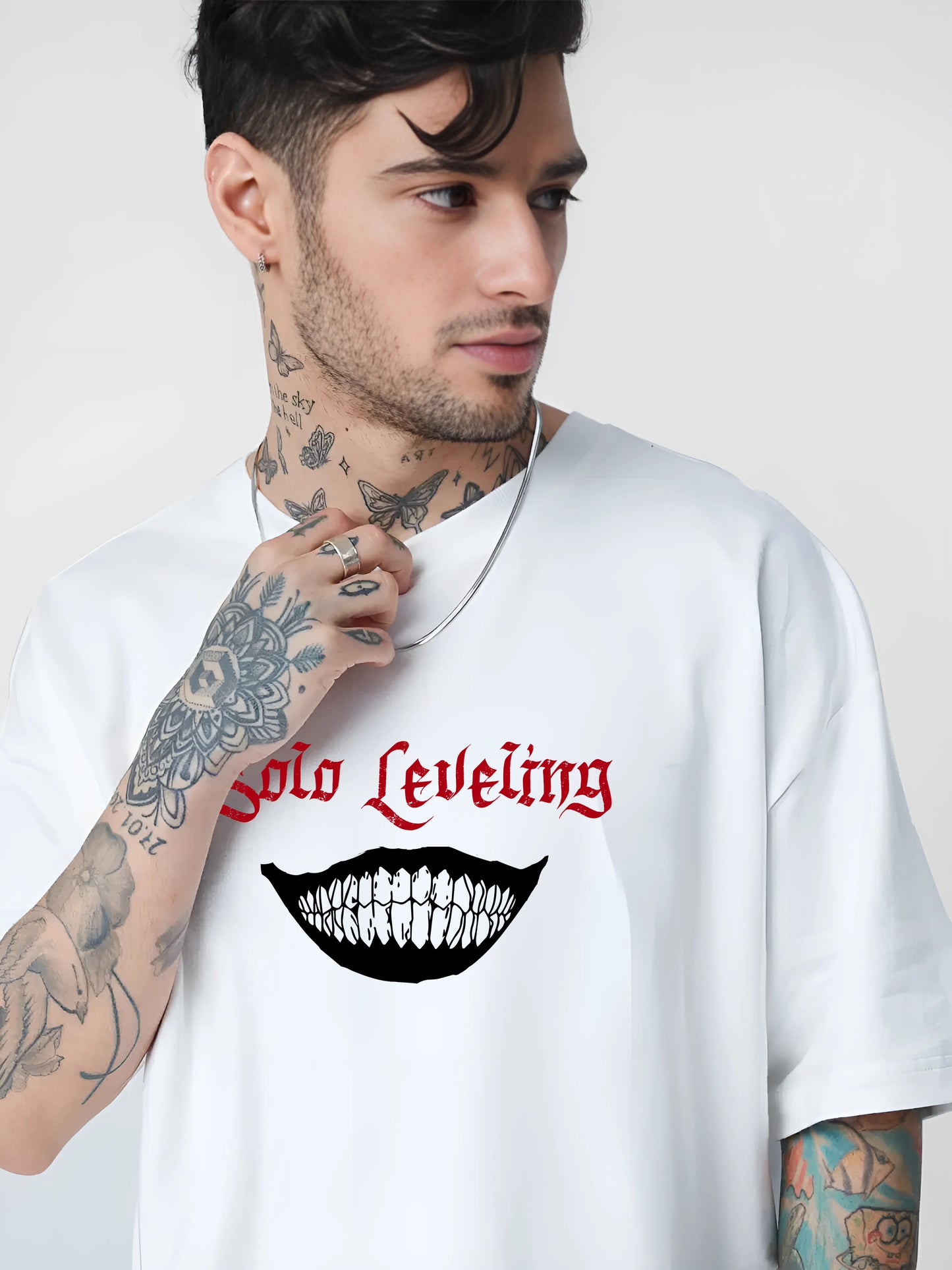 Solo Leveling – Statue of God Oversized Tee