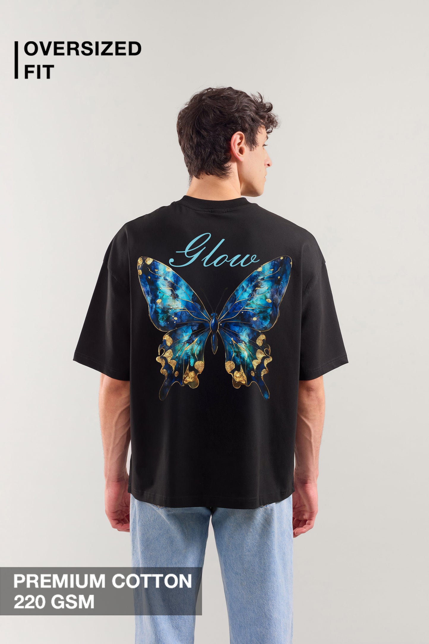 Glow Butterfly: The Radiant Tee