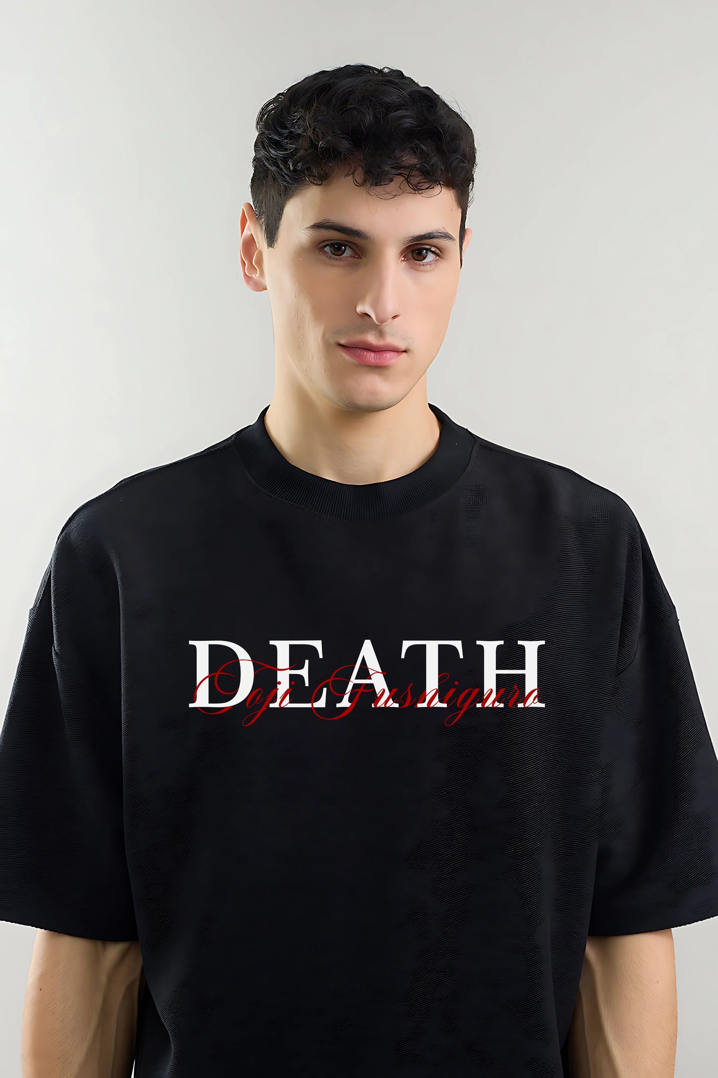 TOJI FUSHIGURO – Death Black Oversized Anime T-Shirt
