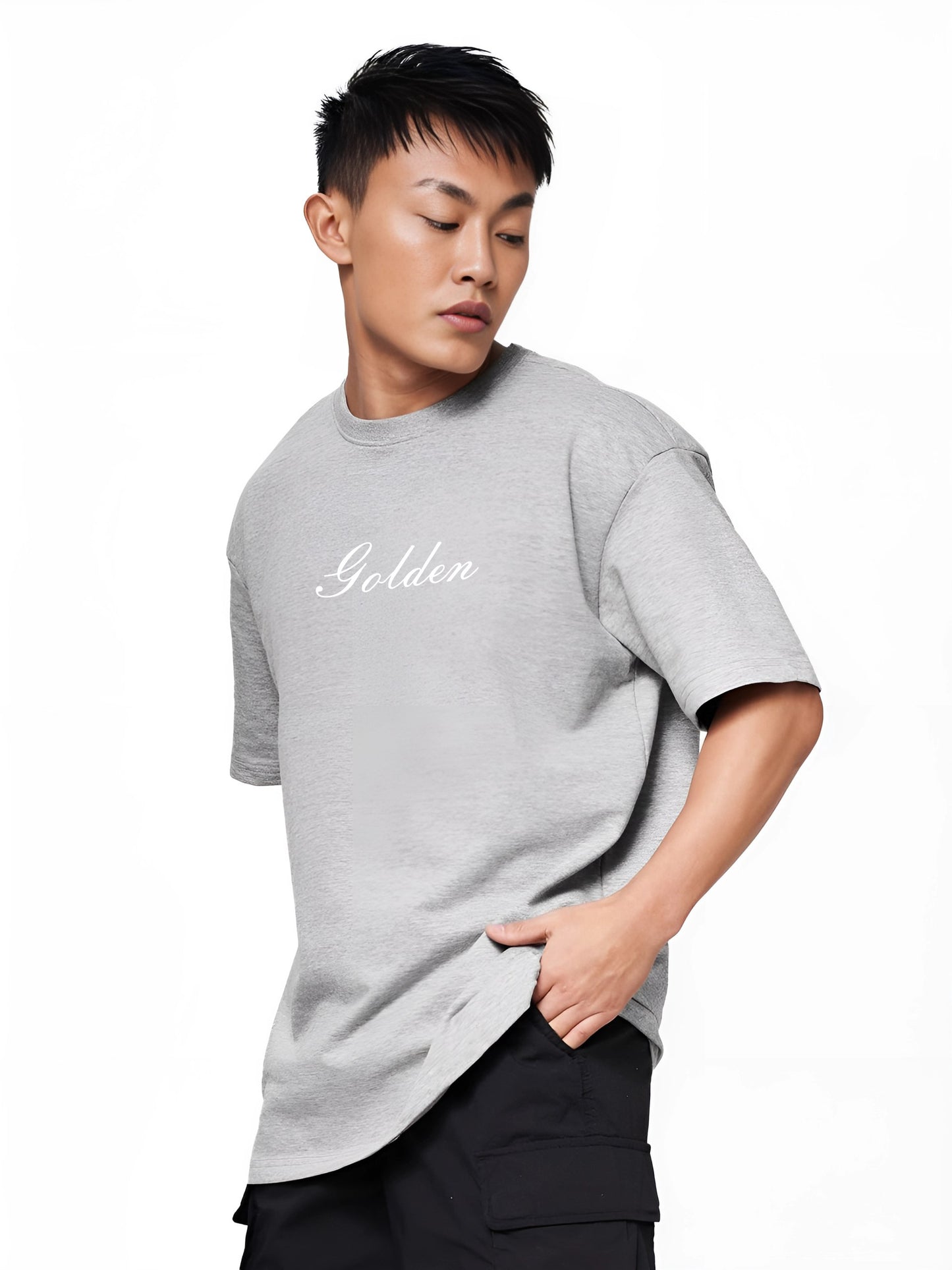 Golden Betta Fish: Mélange Oversized Tees