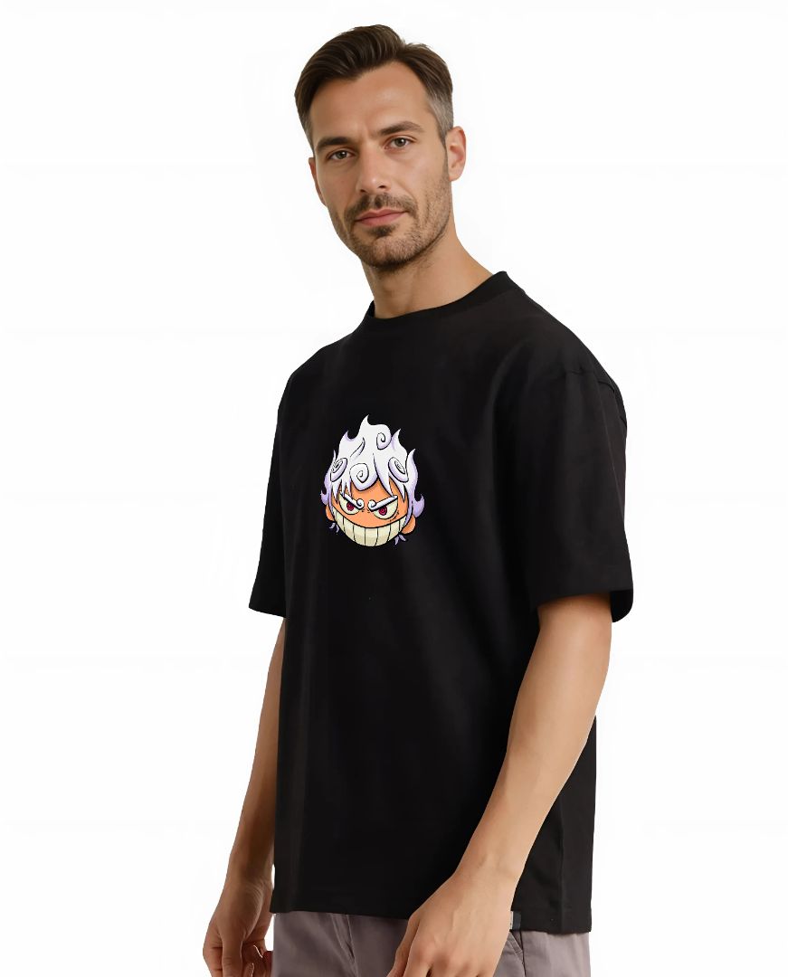 Gear 5 Luffy T-Shirt – One Piece Anime Streetwear