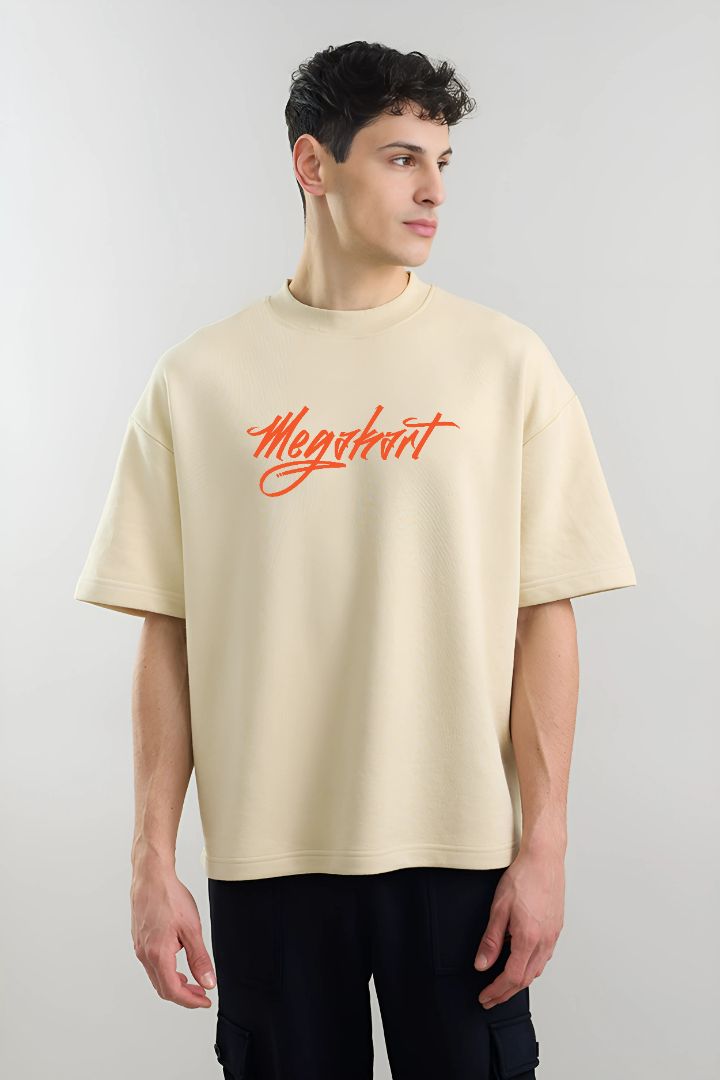 The New Saint Oversized T-Shirt – Beige