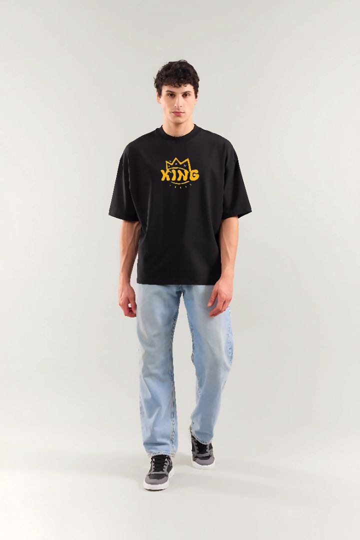 "Make Money Not Friends" Streetwear Oversized Tees