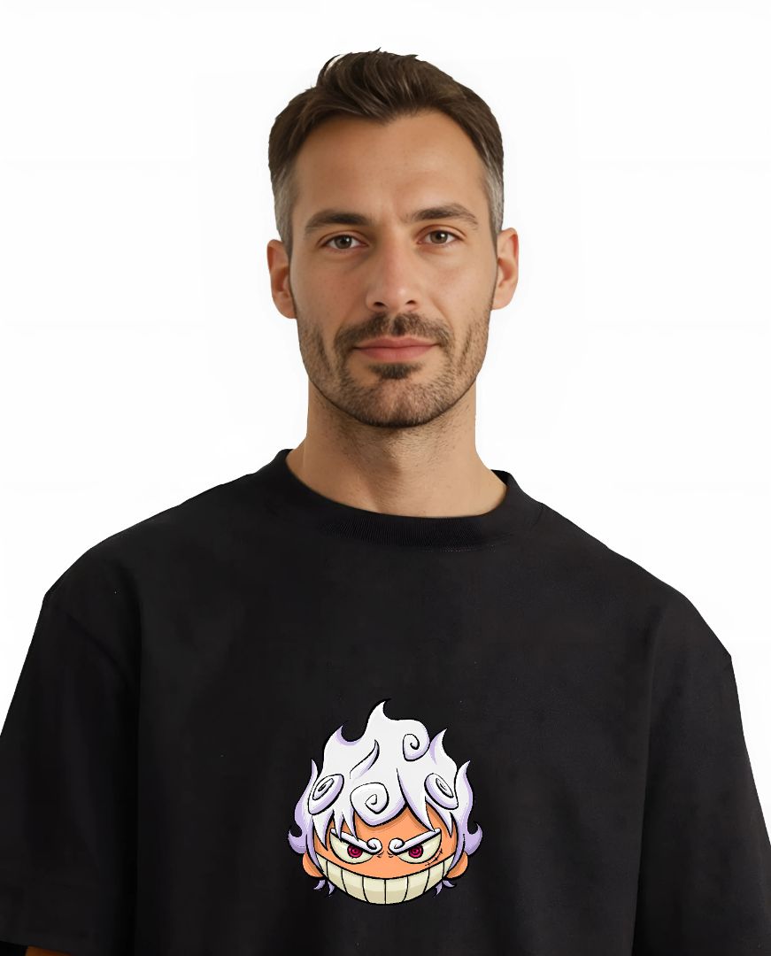 Gear 5 Luffy T-Shirt – One Piece Anime Streetwear