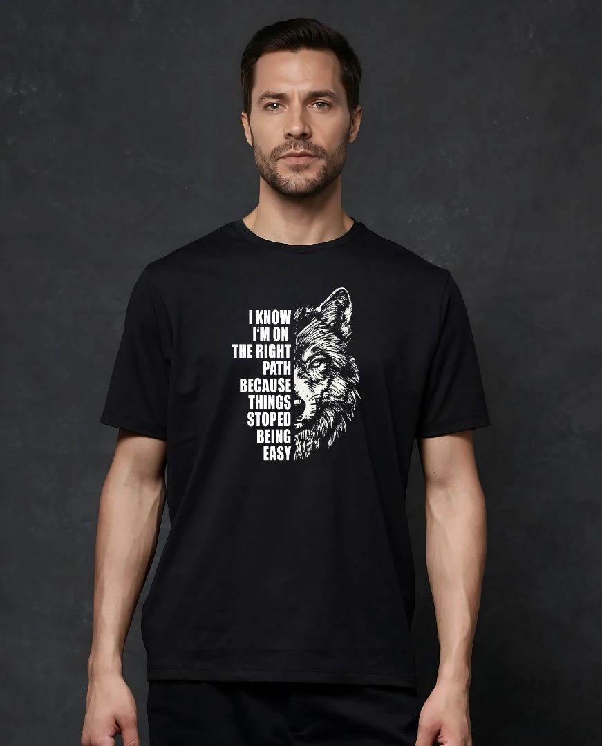 Powerful Wolf T-Shirt – Embrace Challenges