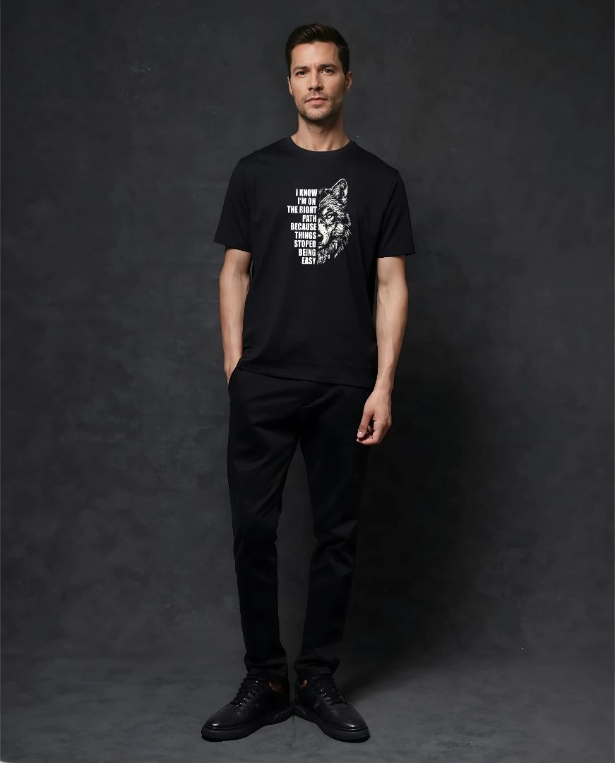 Powerful Wolf T-Shirt – Embrace Challenges