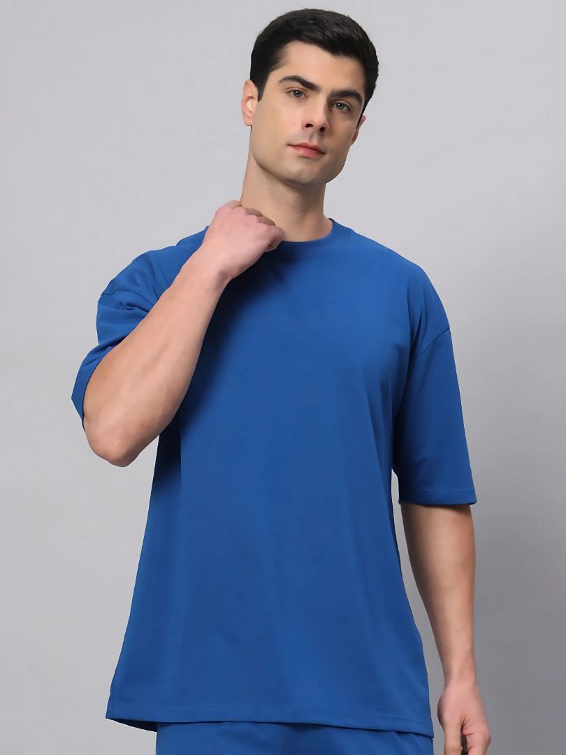 Royal Blue Drop-Shoulder