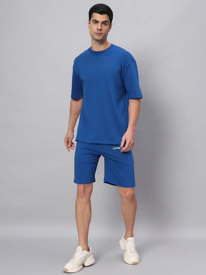 Royal Blue Drop-Shoulder