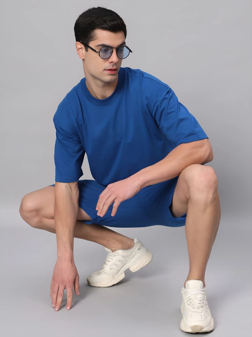 Royal Blue Drop-Shoulder