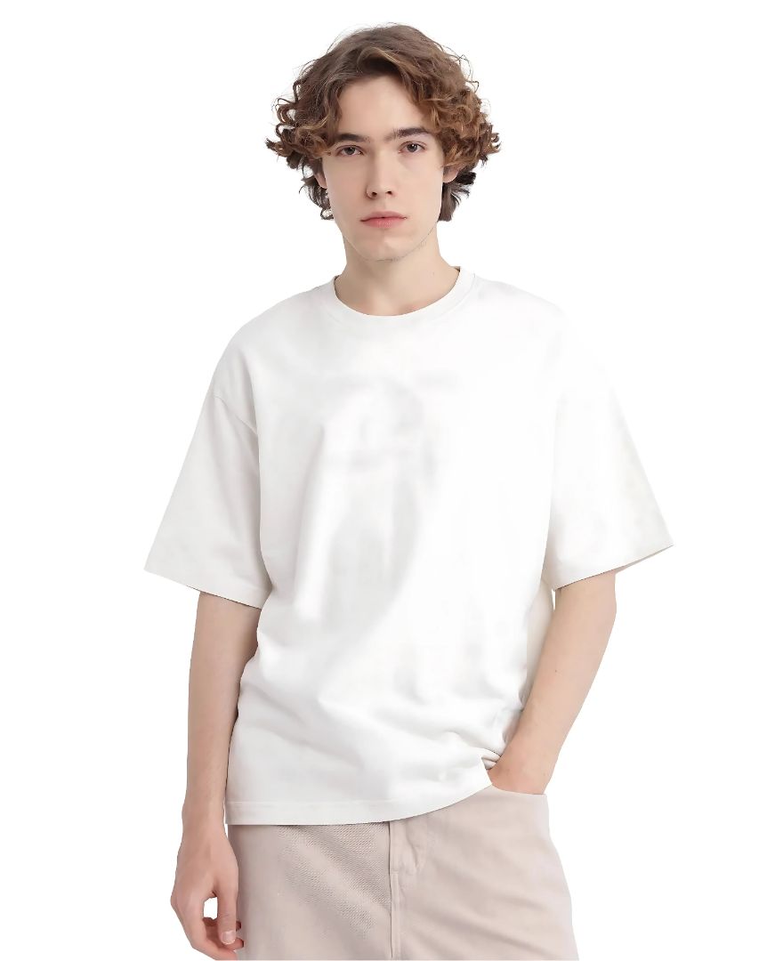 Oversized Plain White T-Shirt