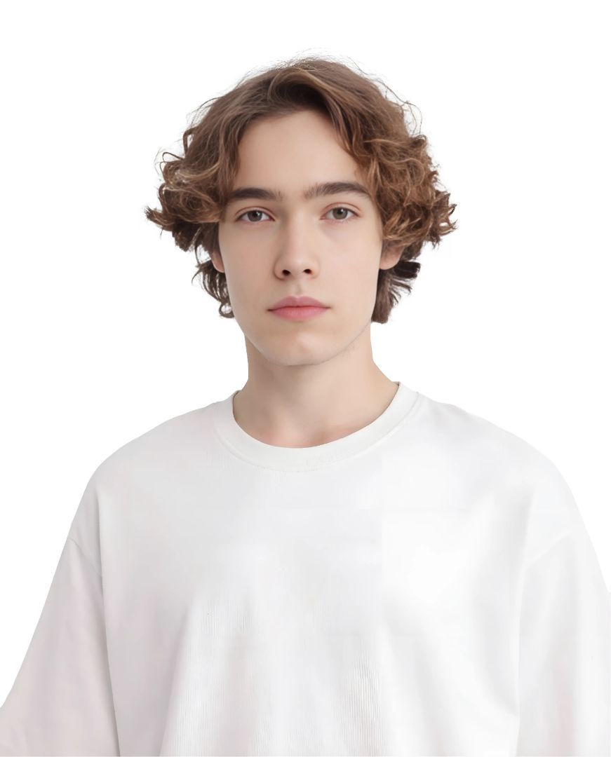 Oversized Plain White T-Shirt – Premium Cotton Basic Tee
