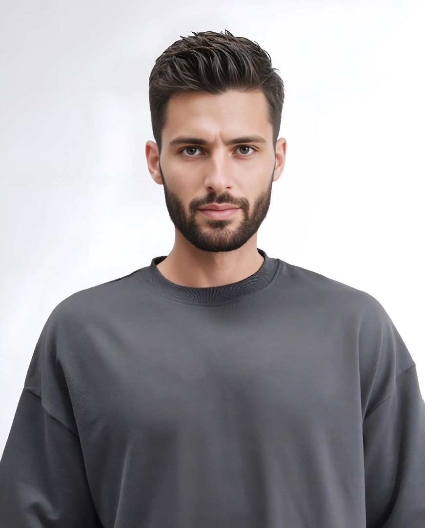 Great Grey Drop-Shoulder