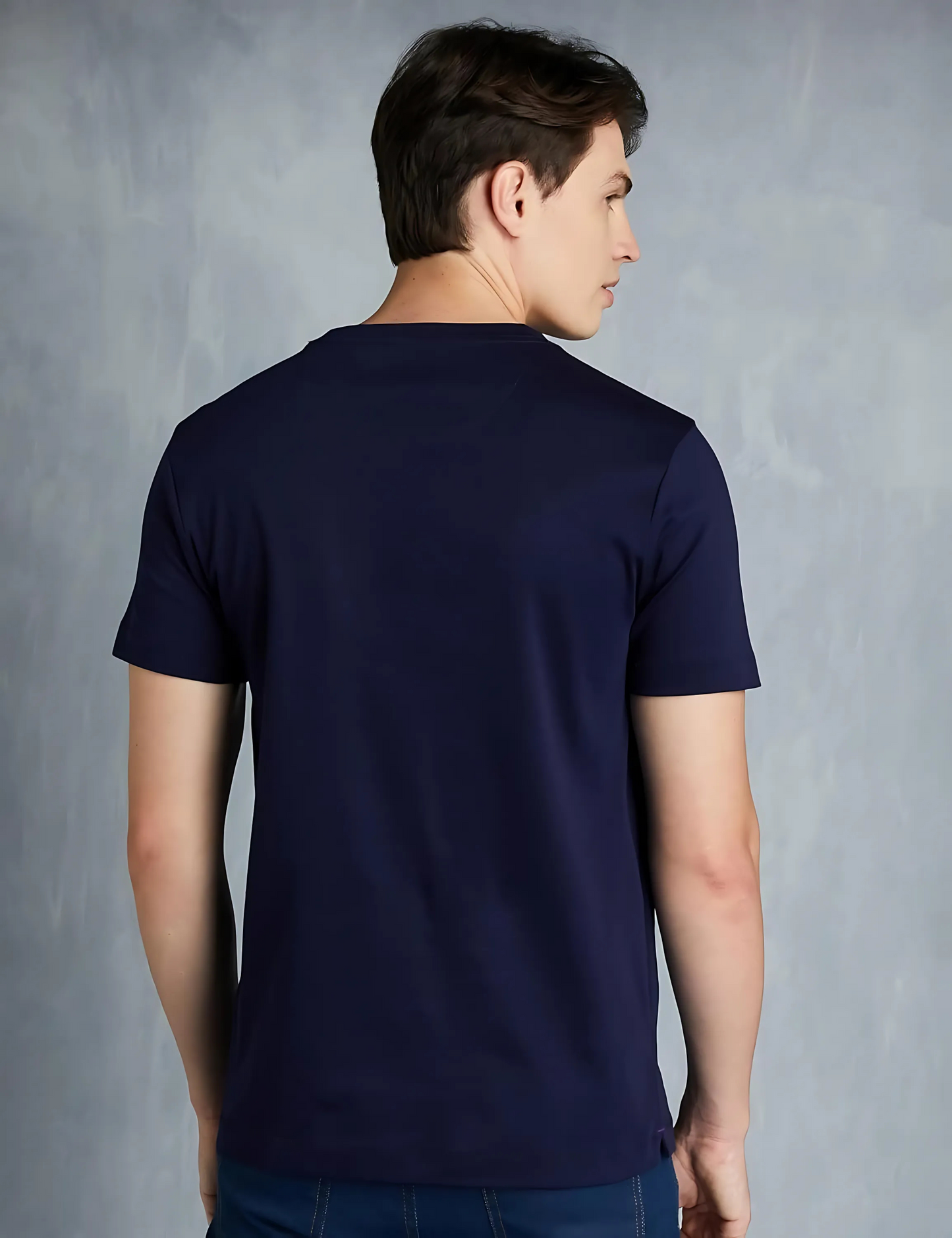 Navy Blue Regular Tees