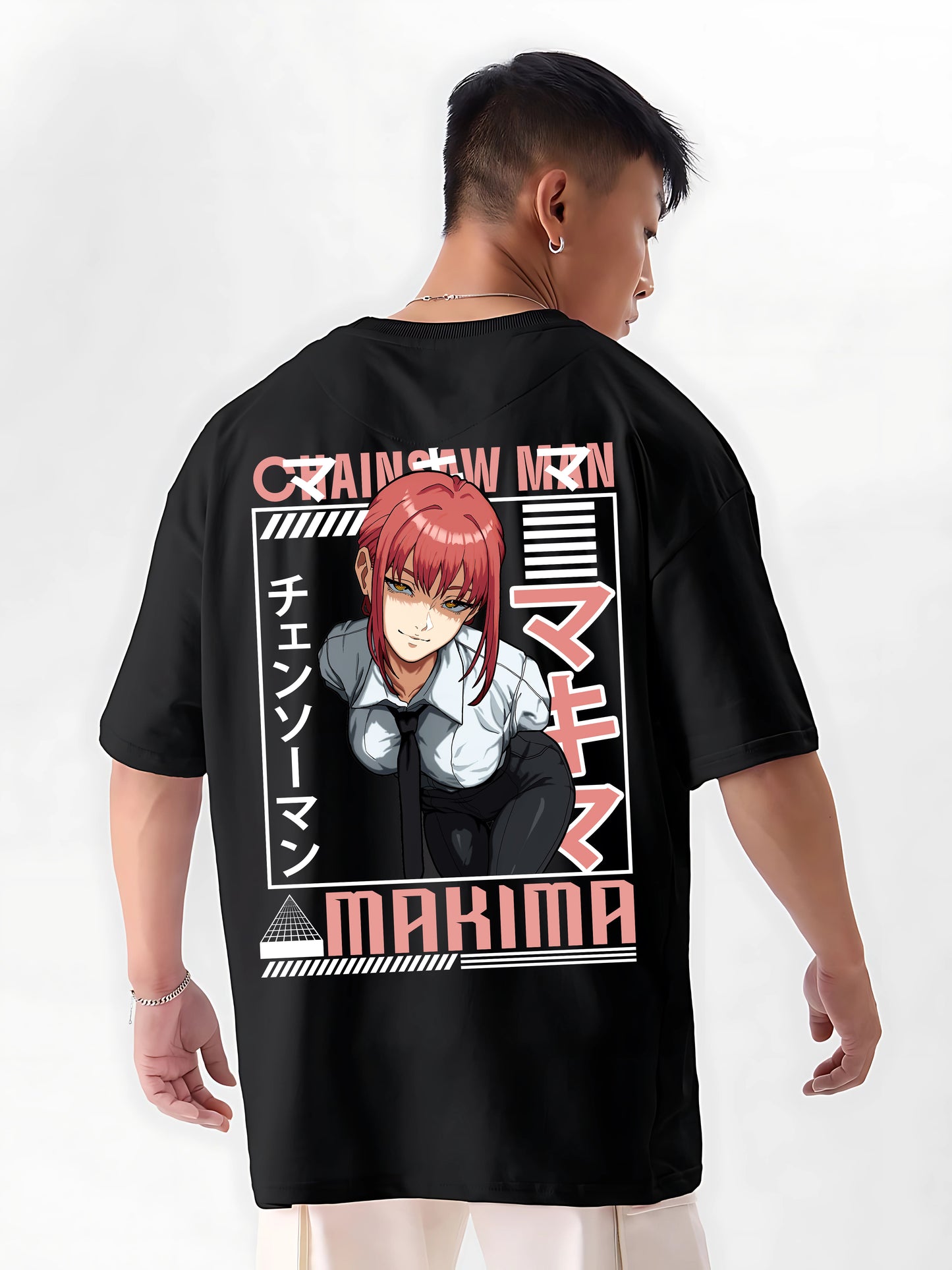 Makima Edition Oversized Tees: Anime Lifestyle Wear