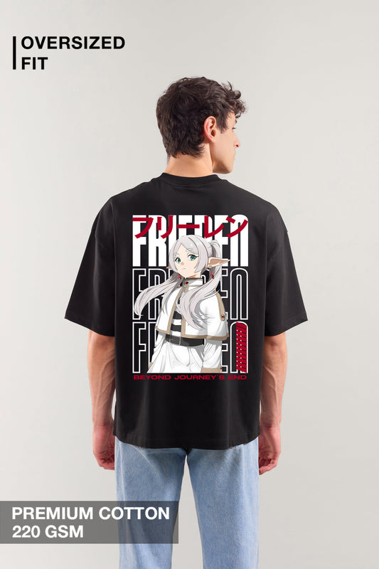 Frieren Beyond Journey’s End oversized anime t-shirt in soft cotton
