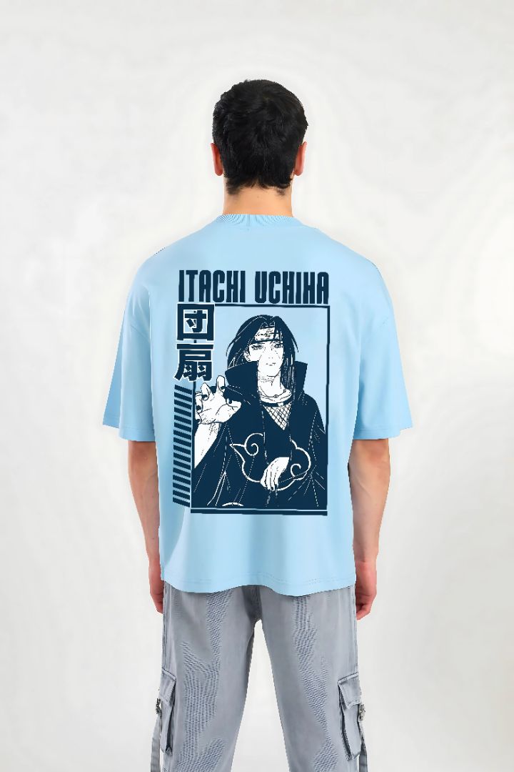 Premium Itachi Uchiha Oversized Tees Anime Lifestyle S