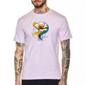 MEGA Bloom wave – Abstract Floral T-Shirt in Lavender Mist