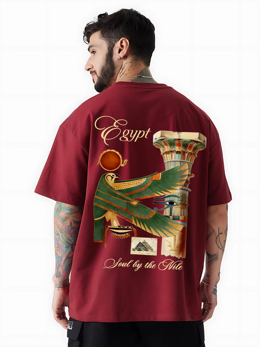 Egyptian Heritage Streetwear Oversized T-Shirt | Soul by the Nile