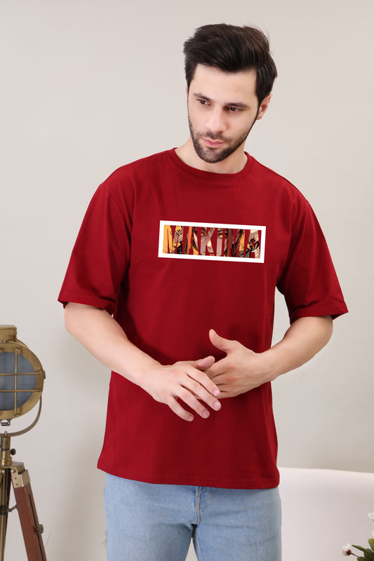 Makima Oversized Devil Domination T-Shirt – Crimson Edition