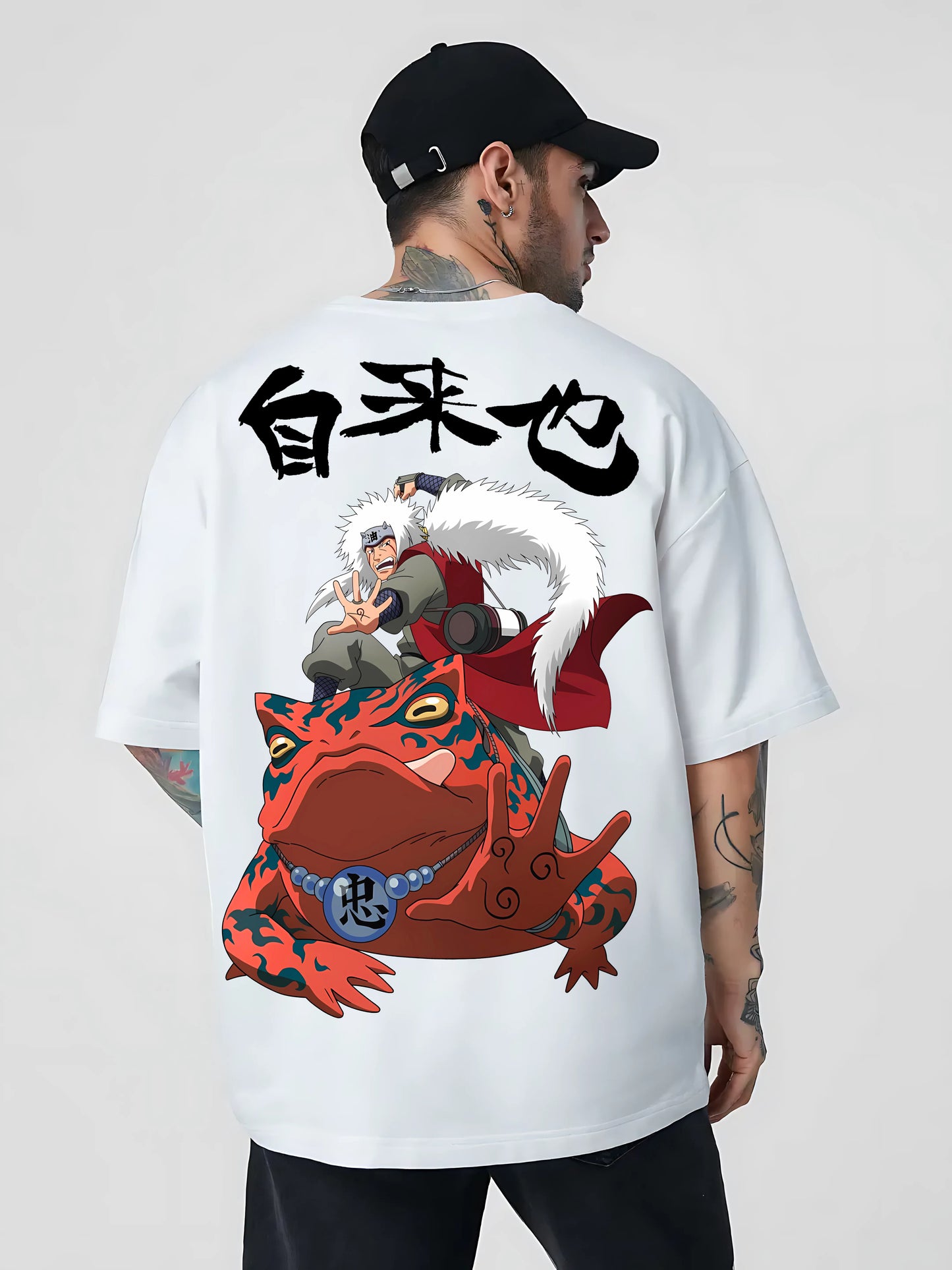 Jiraiya Naruto Anime Oversized T-Shirt