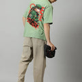 Zoro Samurai Graffiti Oversized Tees | Anime Edition