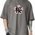 Sakura Haruno Oversized Anime T-Shirt – Steel Grey Edition