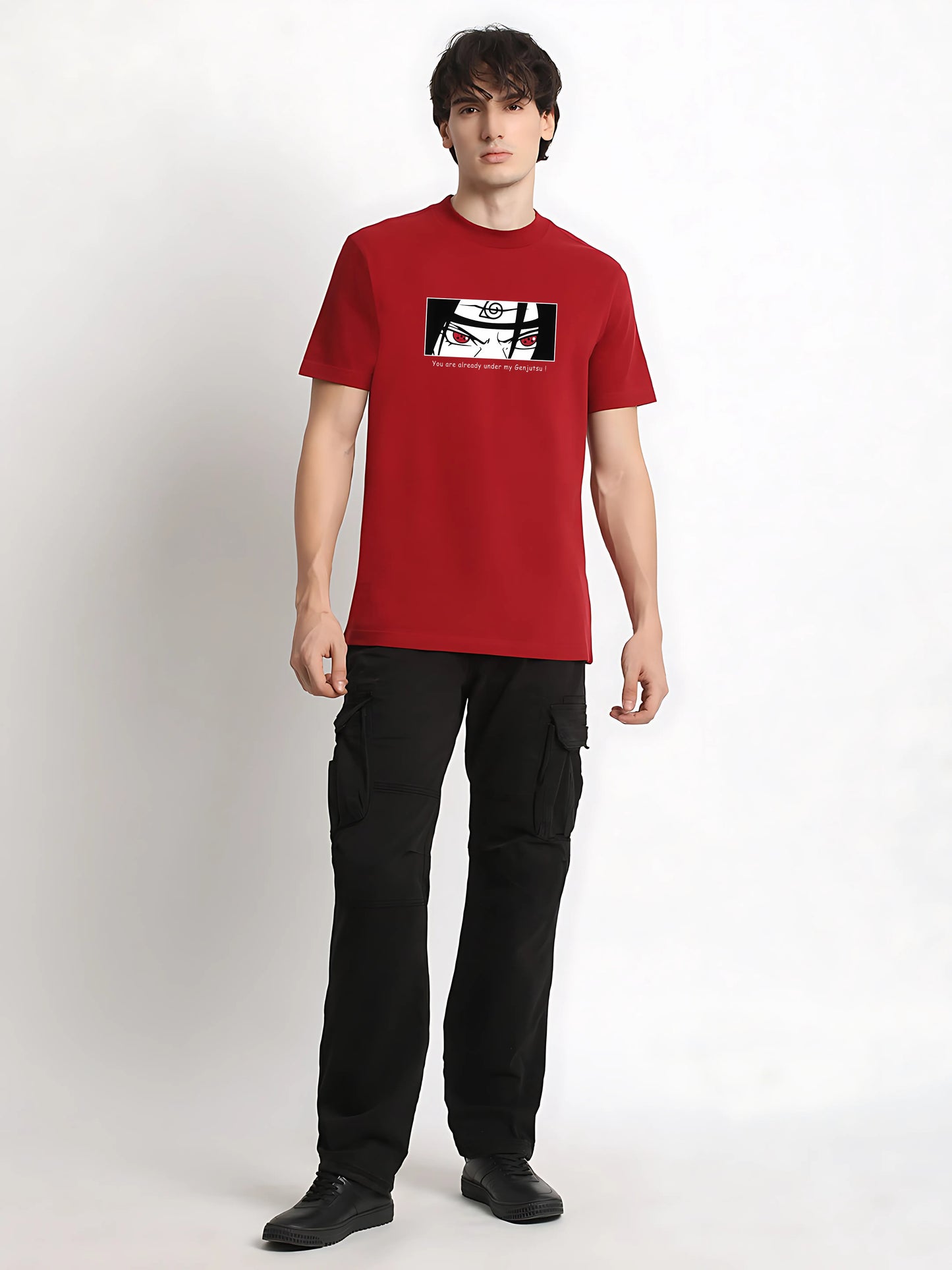Itachi Uchiha Genjutsu Anime T-Shirt – Naruto Inspired