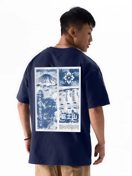 Fuji Mountain Japanese Aesthetic Tee