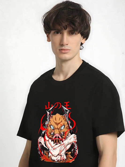 Inosuke Rage Strike Tee – Black Battle Edition