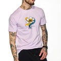 MEGA Bloom wave – Abstract Floral T-Shirt in Lavender Mist
