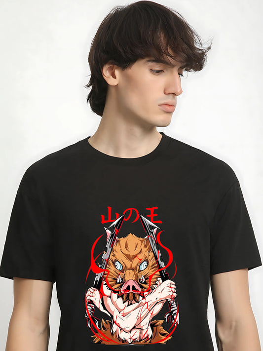 Inosuke Rage Strike Tee – Black Battle Edition