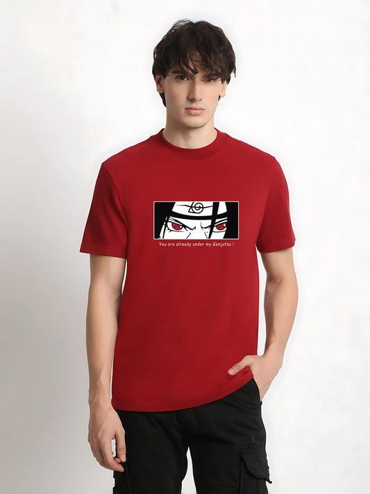 Itachi Uchiha Genjutsu Anime T-Shirt – Naruto Inspired