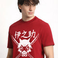 Inosuke Beast Mode Tee – Crimson Samurai Edition