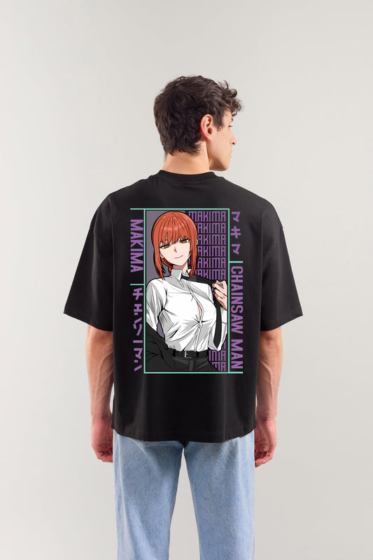 Makima Edition Tees: Dark Aesthetic Anime Streetwear